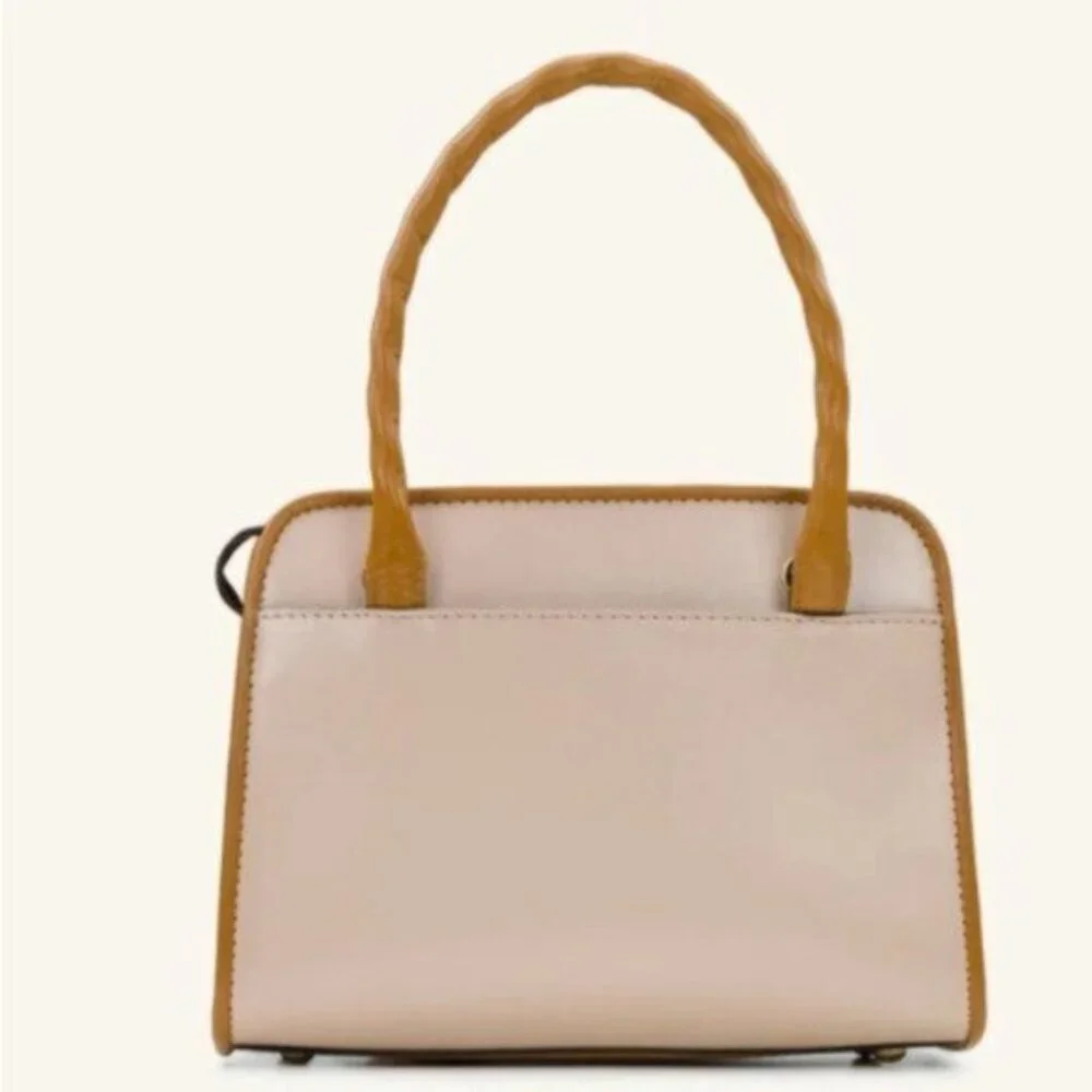 Patricia Nash Bag Paris SatchelParisian Floral Spot Print Cream w Tassel
